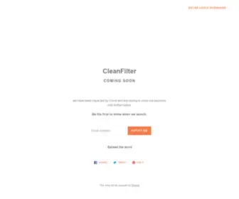 Cleanfilter.com(Cleanfilter) Screenshot