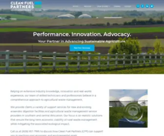 Cleanfuelpartners.com(Advancing Sustainable Ag Systems) Screenshot