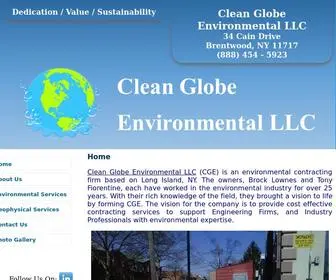 Cleanglobeenvironmental.com(Clean Globe Environmental LLC) Screenshot