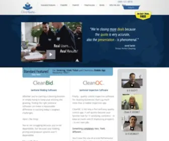 Cleanguru.com(Janitorial and Cleaning Business Software) Screenshot