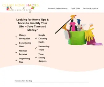 Cleanhomehacks.com(Cleanhomehacks) Screenshot