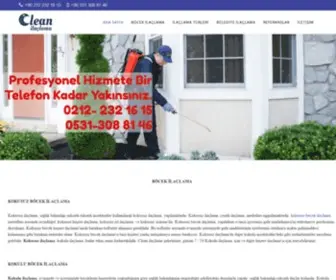 Cleanilaclama.com(Böcek İlaçlama) Screenshot