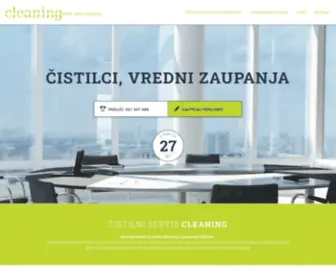 Cleaning.si(Istilni servis Cleaning) Screenshot