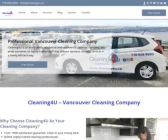 Cleaning4U.ca(Cleaning4U) Screenshot