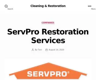 Cleaningandrestoration.com(Cleaning & Restoration) Screenshot
