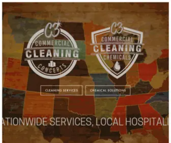 Cleaningbyc3.com(COMMERCIAL CLEANING CONCEPTS) Screenshot