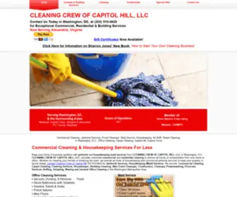 Cleaningcrewofcapitolhill.com(Office) Screenshot