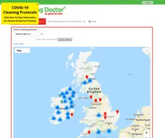 Cleaningdoctor.net(Cleaning Services UK & Ireland) Screenshot