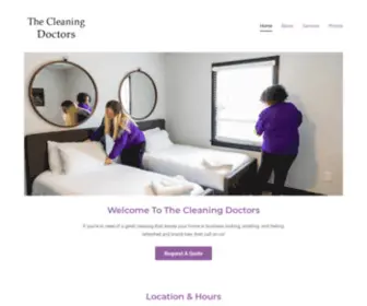 Cleaningdoctors.net(If you’re in need of a great cleaning) Screenshot