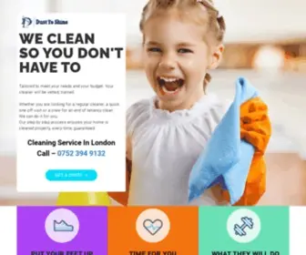 Cleaningdusttoshine.co.uk(DustToShine) Screenshot