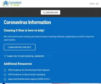 Cleaningitnow.com(Cleaning It Now) Screenshot