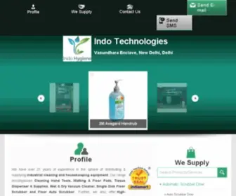 Cleaningmachinesindia.com(Indo Technologies) Screenshot