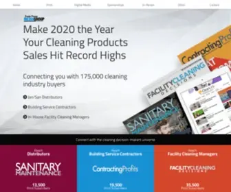 Cleaningmediakit.com(Marketing Solutions for the Commercial Cleaning Products Business) Screenshot