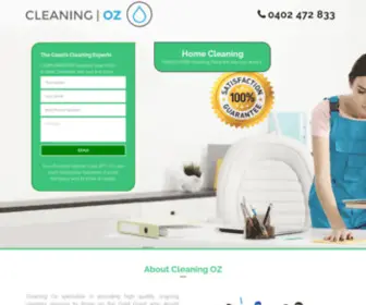 Cleaningoz.com.au(Cleaning Oz) Screenshot