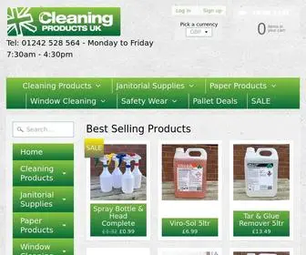 Cleaningproductsuk.com(Industrial Cleaning Products & Janitorial Supplies Eco Friendly) Screenshot