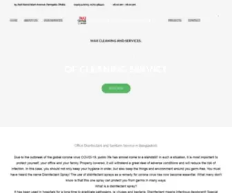 Cleaningservicebd.com(Max Cleaning and Services) Screenshot