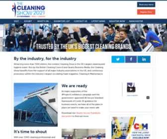 Cleaningshow.co.uk(The Cleaning Show) Screenshot