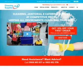 Cleaningsupplies2U.co.uk(Cleaning Supplies & Hygiene Products) Screenshot