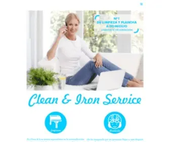 Cleaniron.com(Clean and Iron Service empresa de limpieza desdeLimpieza a domicilio) Screenshot