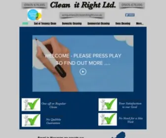 Cleanitright.co.uk(Clean It Right Ltd) Screenshot