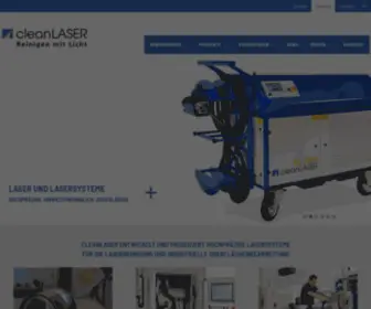 Cleanlaser.com(Oberflächentechnik) Screenshot