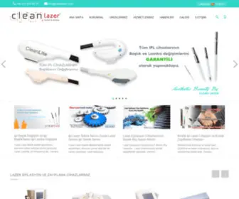 Cleanlazer.com(Clean Lazer Estetik Medikal) Screenshot