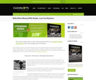 Cleanlots.com(Cleanlots Is America's Simplest Business) Screenshot