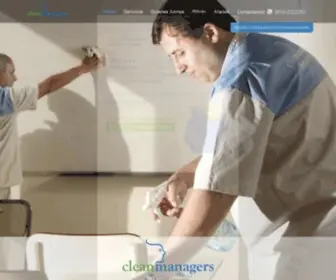 Cleanmanagers.com(Servicios) Screenshot