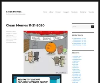Cleanmemes.com(The best and most clean memes online) Screenshot