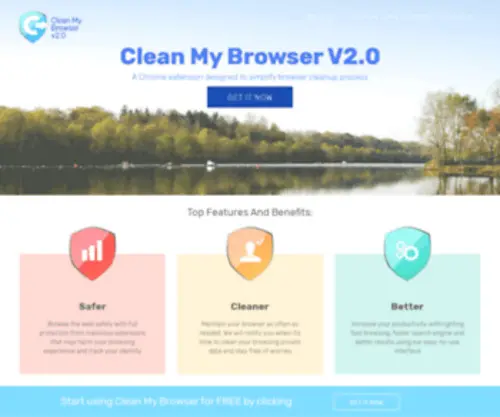 Cleanmybrowser.com(Cleanmybrowser) Screenshot
