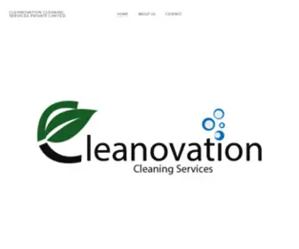 Cleanovation.com.sg(CLEANOVATION CLEANING SERVICES PRIVATE LIMITED) Screenshot