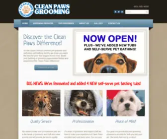 Cleanpawsgrooming.com(Clean Paws Grooming) Screenshot