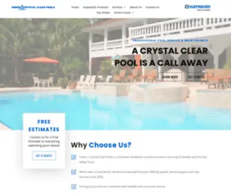 Cleanpoolsaz.com(Green 2 Crystal Clear Pools) Screenshot