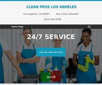 Cleanproslosangeles.com(Clean Pros Los Angeles) Screenshot