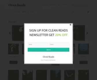 Cleanreads.com(Cleanreads) Screenshot