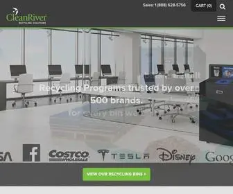 Cleanriver.com(Recycling solutions) Screenshot