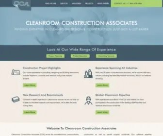 Cleanroom-Construction.net(Cleanroom Construction Associates) Screenshot