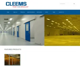 Cleanroom-SYstem.com(CLEEMS Cleanroom System Engineering and Material Co) Screenshot