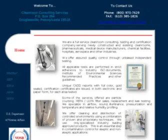 Cleanroomconsulting.com(Cleanroom Consulting Services) Screenshot