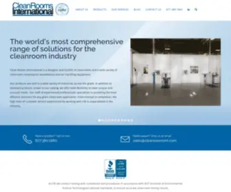 Cleanroomsint.com(Clean Rooms International) Screenshot