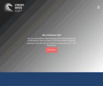 Cleanseas.org(Clean Seas) Screenshot