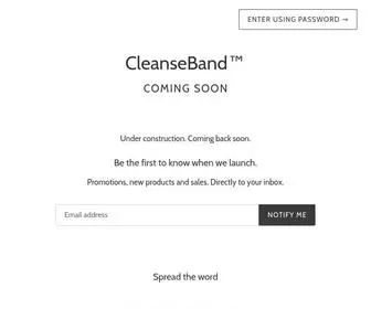 Cleanseband.net(Cleanseband™) Screenshot