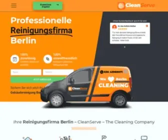 Cleanserve.de(Reinigungsfirma Berlin) Screenshot