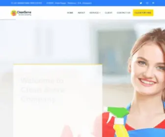 Cleanserv.in(Clean Serve) Screenshot