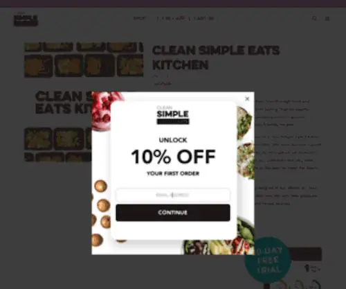 Cleansimpleeatskitchen.com(Clean Simple Eats Kitchen) Screenshot