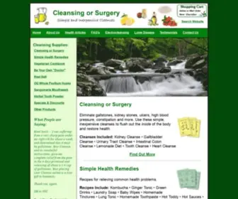 Cleansingorsurgery.com(Cleansing or Surgery) Screenshot