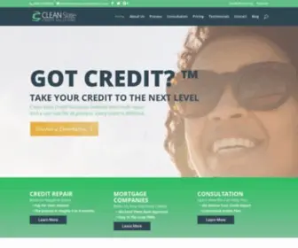 Cleanslatecreditsolutions.com(New Jersey Credit Repair) Screenshot