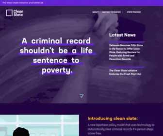 Cleanslateinitiative.org(Clean Slate Initiative) Screenshot