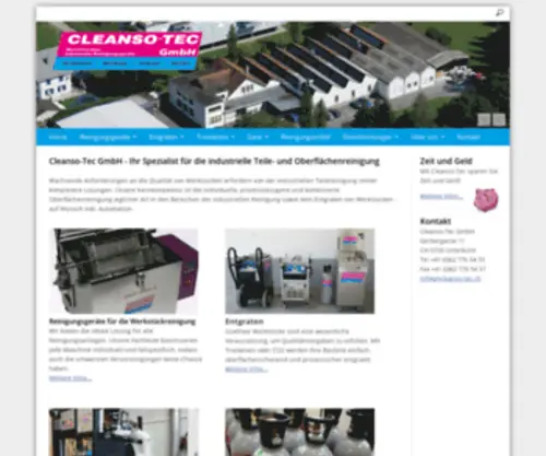 Cleanso-Tec.ch(Cleanso-Tec GmbH, Unterkulm) Screenshot