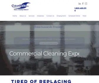 Cleanspaceonline.com(Commercial Cleaning Services Florida) Screenshot